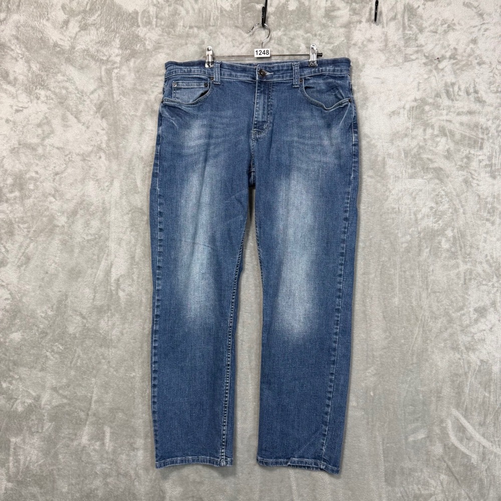 Urban Pipeline Jeans Mens 36x29* Blue Max Flex Relaxed Straight Denim